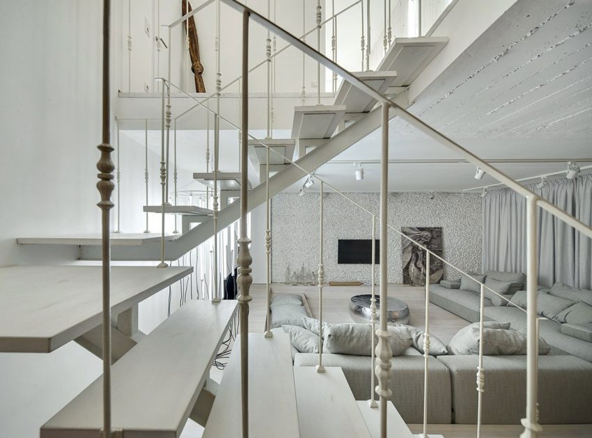 A Stylish Monochromatic Apartment with Exquisite Interiors in Kiev, Ukraine by FORM Architectural Bureau (19)