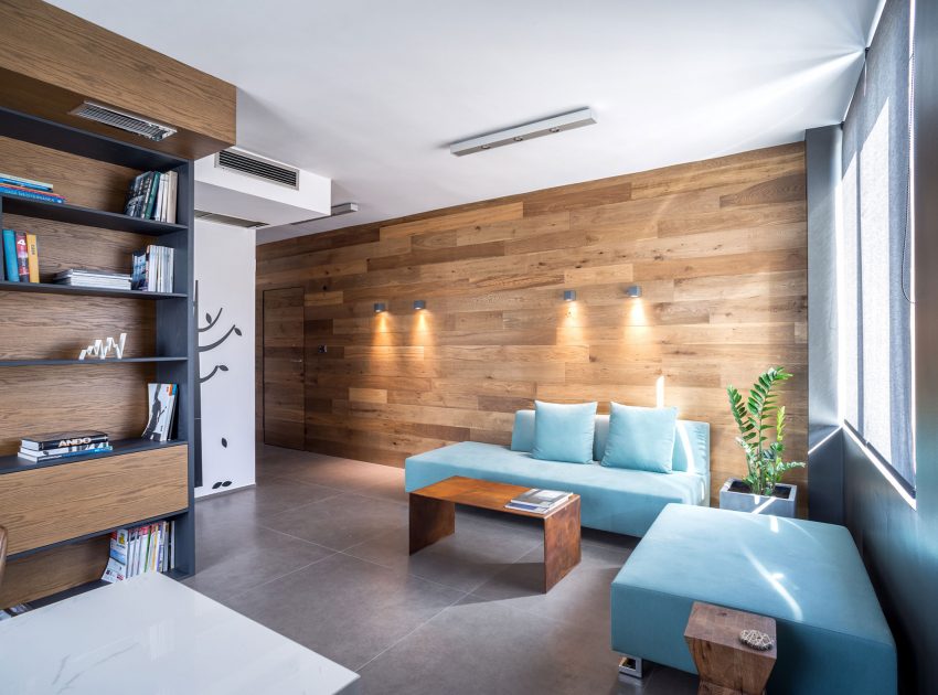 A Stylish Studio Apartment with Warm and Elegant Interiors in Igoumenitsa, Greece by VR Architects (1)