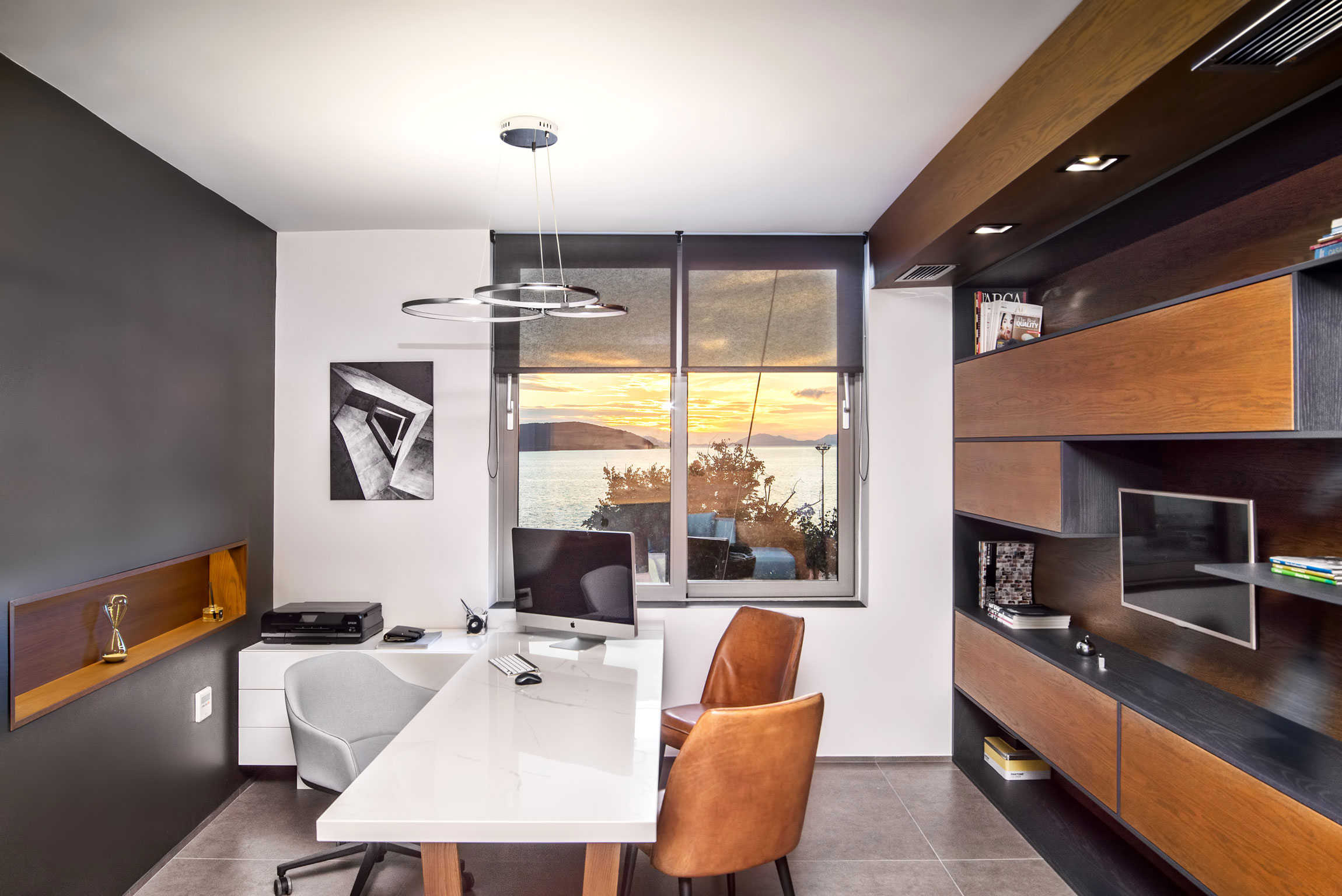 A Stylish Studio Apartment with Warm and Elegant Interiors in Igoumenitsa, Greece by VR Architects (7)