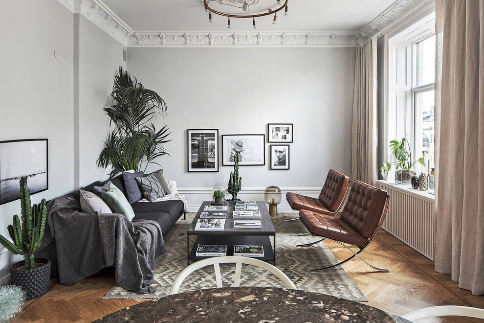 A Stylish and Beautiful Scandinavian Apartment in Stockholm by Scandinavian Homes (2)