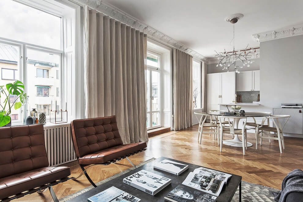 A Stylish and Beautiful Scandinavian Apartment in Stockholm by Scandinavian Homes (4)
