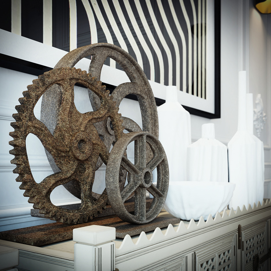 A Stylish and Fancy Contemporary Apartment in Saint Germain by Ando Studio (7)