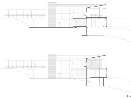 A Sustainable Contemporary Home with a Large L-Shaped Concrete Walls in Mexico by REC Arquitectura (23)