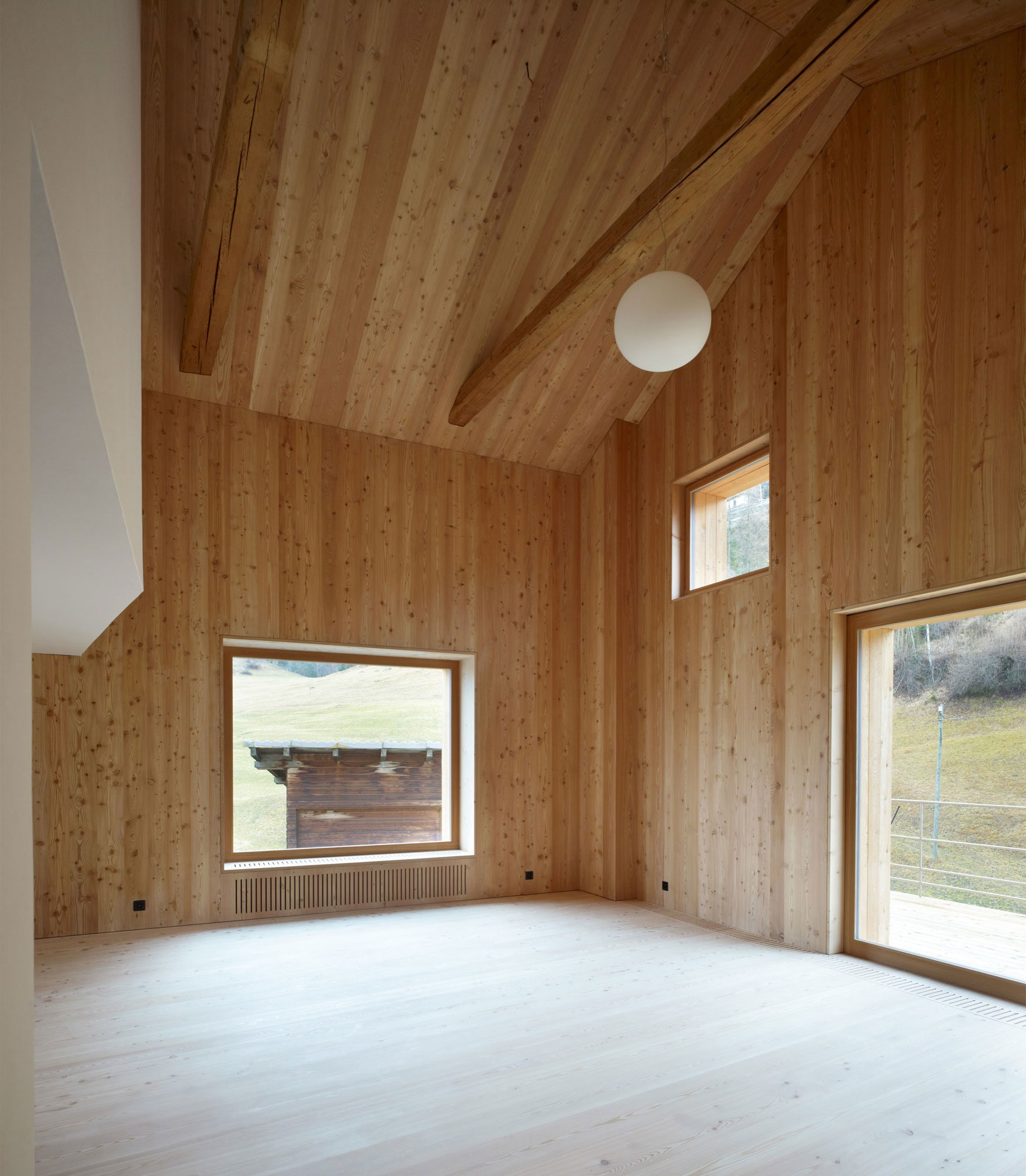 A Traditional Farmhouse Converted Into a Timeless Contemporary House in Scuol, Switzerland by Philipp Baumhauer Architects (9)