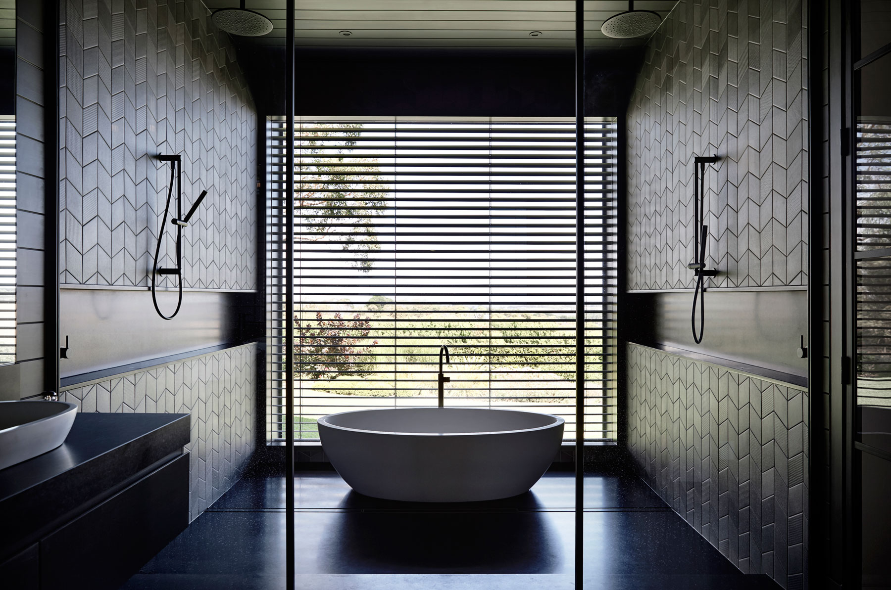 A Traditional Farmhouse Turned into a Moody Contemporary Home in Flinders by Canny Architecture (23)