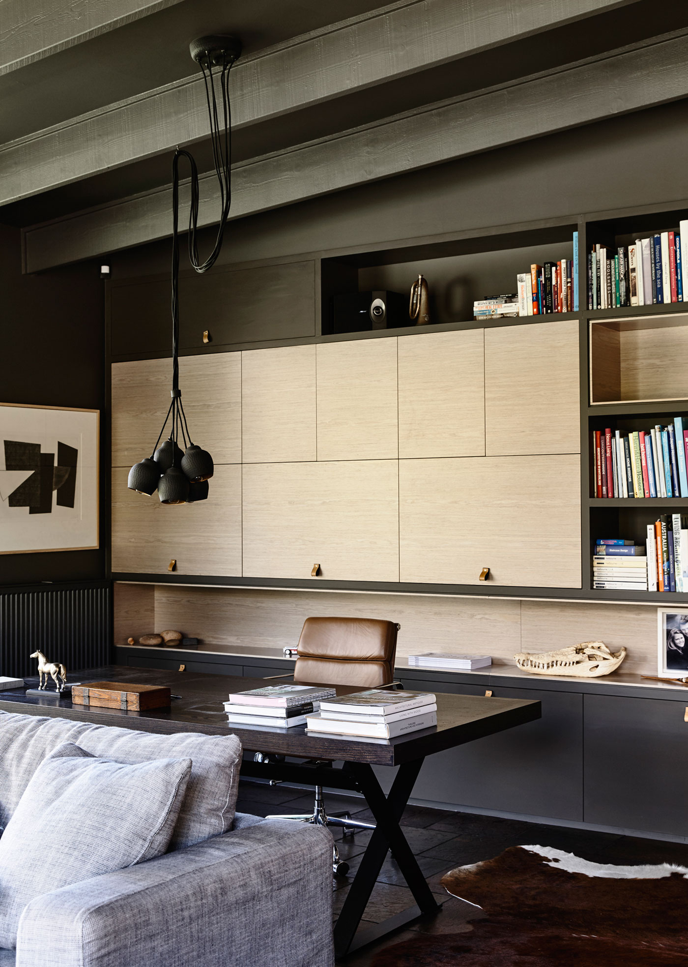 A Traditional Farmhouse Turned into a Moody Contemporary Home in Flinders by Canny Architecture (25)