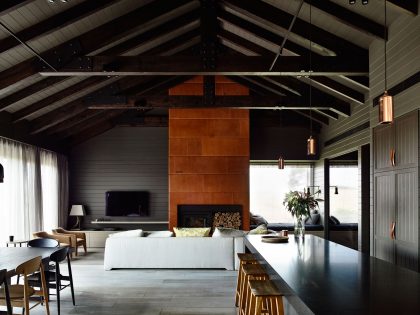 A Traditional Farmhouse Turned into a Moody Contemporary Home in Flinders by Canny Architecture (9)