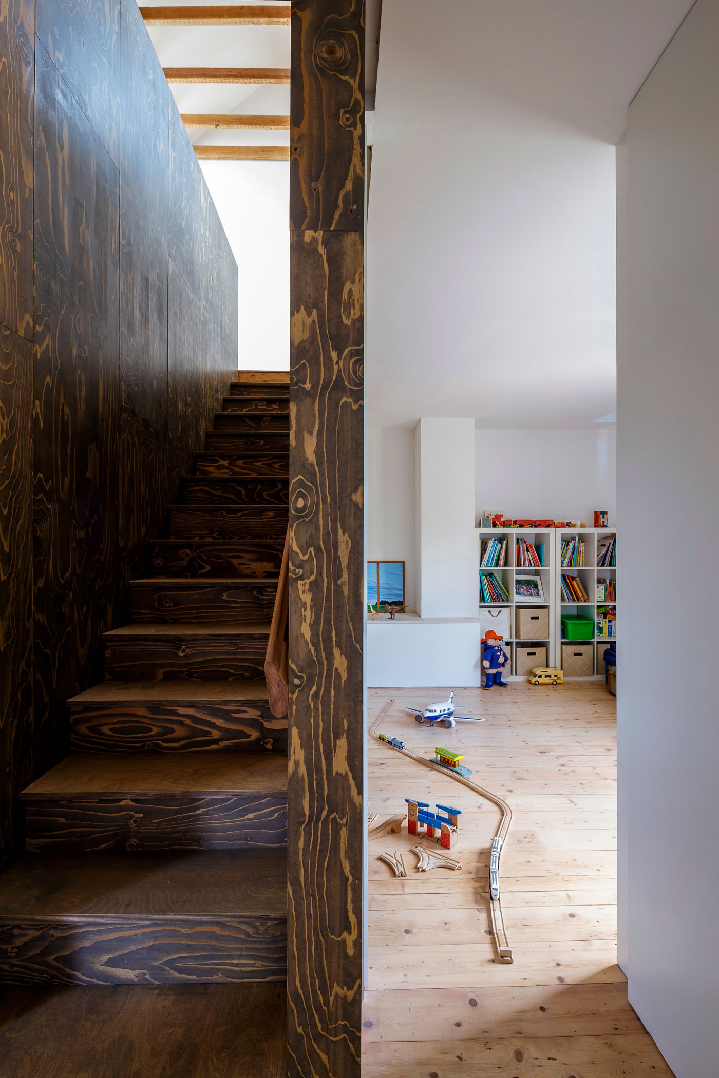 A Two Semi-Detached Houses Converted into One Family Home in Oxford by Delvendahl Martin Architects (10)