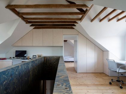 A Two Semi-Detached Houses Converted into One Family Home in Oxford by Delvendahl Martin Architects (12)