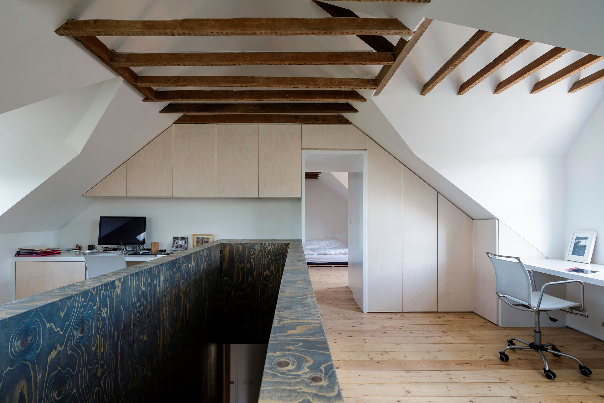 A Two Semi-Detached Houses Converted into One Family Home in Oxford by Delvendahl Martin Architects (12)