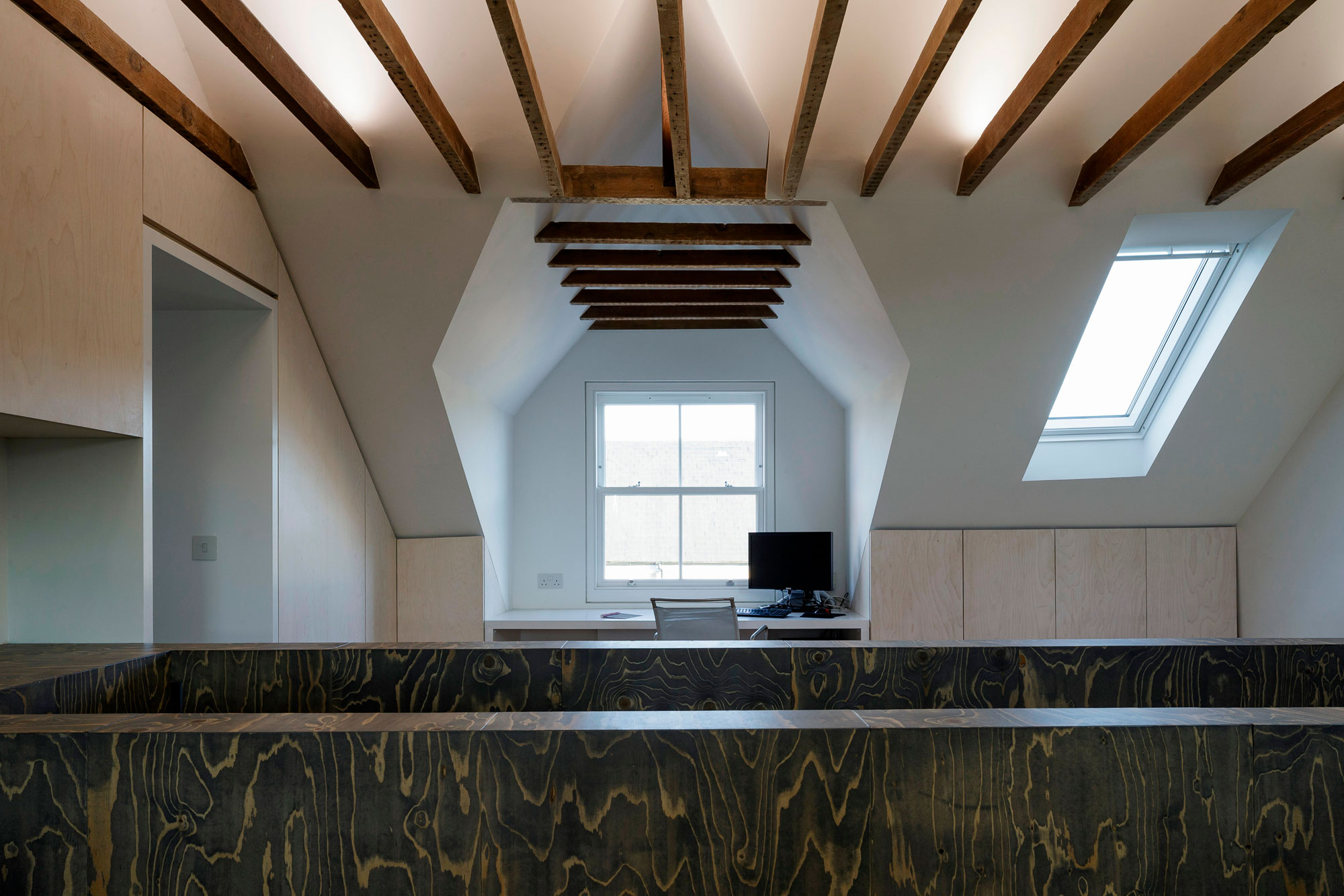 A Two Semi-Detached Houses Converted into One Family Home in Oxford by Delvendahl Martin Architects (14)