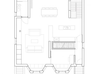 A Two Semi-Detached Houses Converted into One Family Home in Oxford by Delvendahl Martin Architects (17)