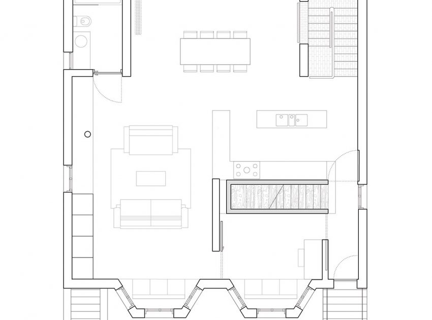 A Two Semi-Detached Houses Converted into One Family Home in Oxford by Delvendahl Martin Architects (17)