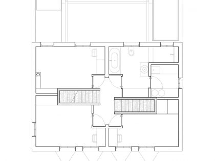 A Two Semi-Detached Houses Converted into One Family Home in Oxford by Delvendahl Martin Architects (18)