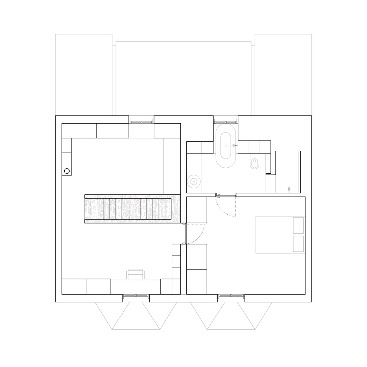 A Two Semi-Detached Houses Converted into One Family Home in Oxford by Delvendahl Martin Architects (19)