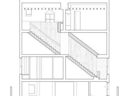 A Two Semi-Detached Houses Converted into One Family Home in Oxford by Delvendahl Martin Architects (23)