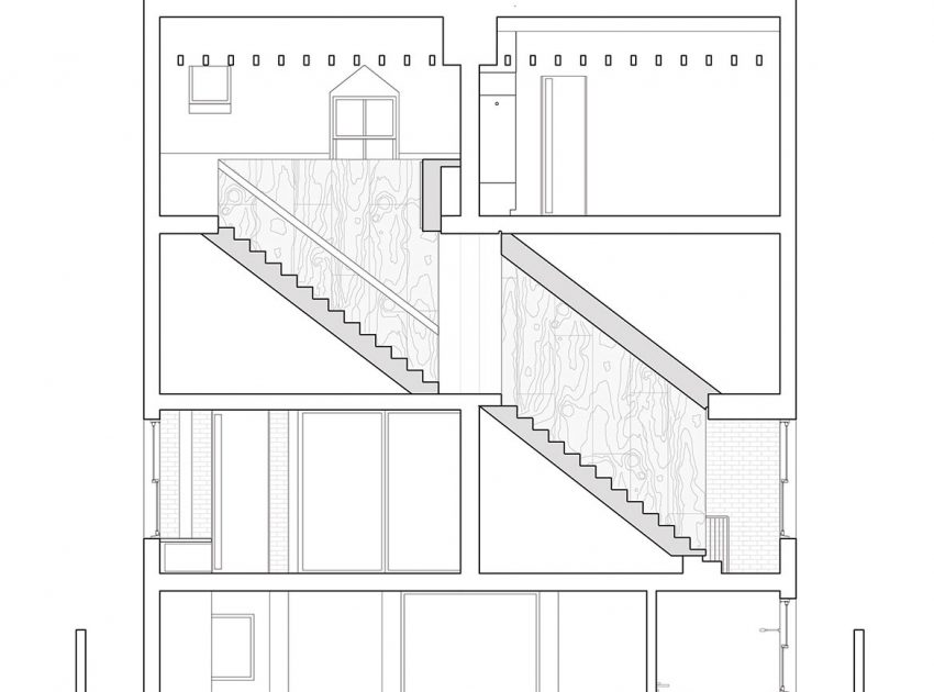 A Two Semi-Detached Houses Converted into One Family Home in Oxford by Delvendahl Martin Architects (23)