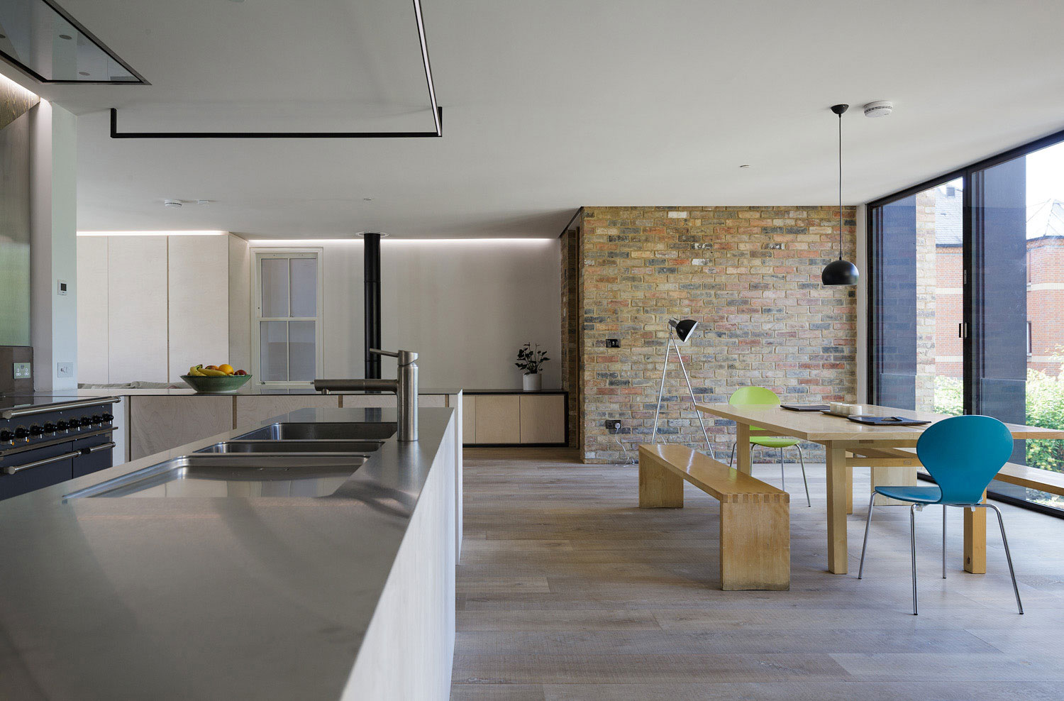 A Two Semi-Detached Houses Converted into One Family Home in Oxford by Delvendahl Martin Architects (8)