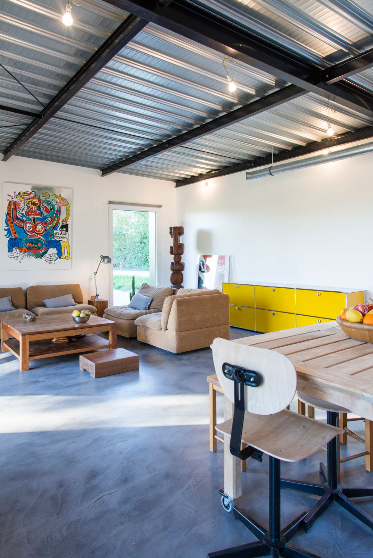 A Two Shipping Containers Turned into a Modern House for a Writer and Sculptor in Saint-Bresson by Spray Architecture & Gabrielle Vella-Boucaud (11)