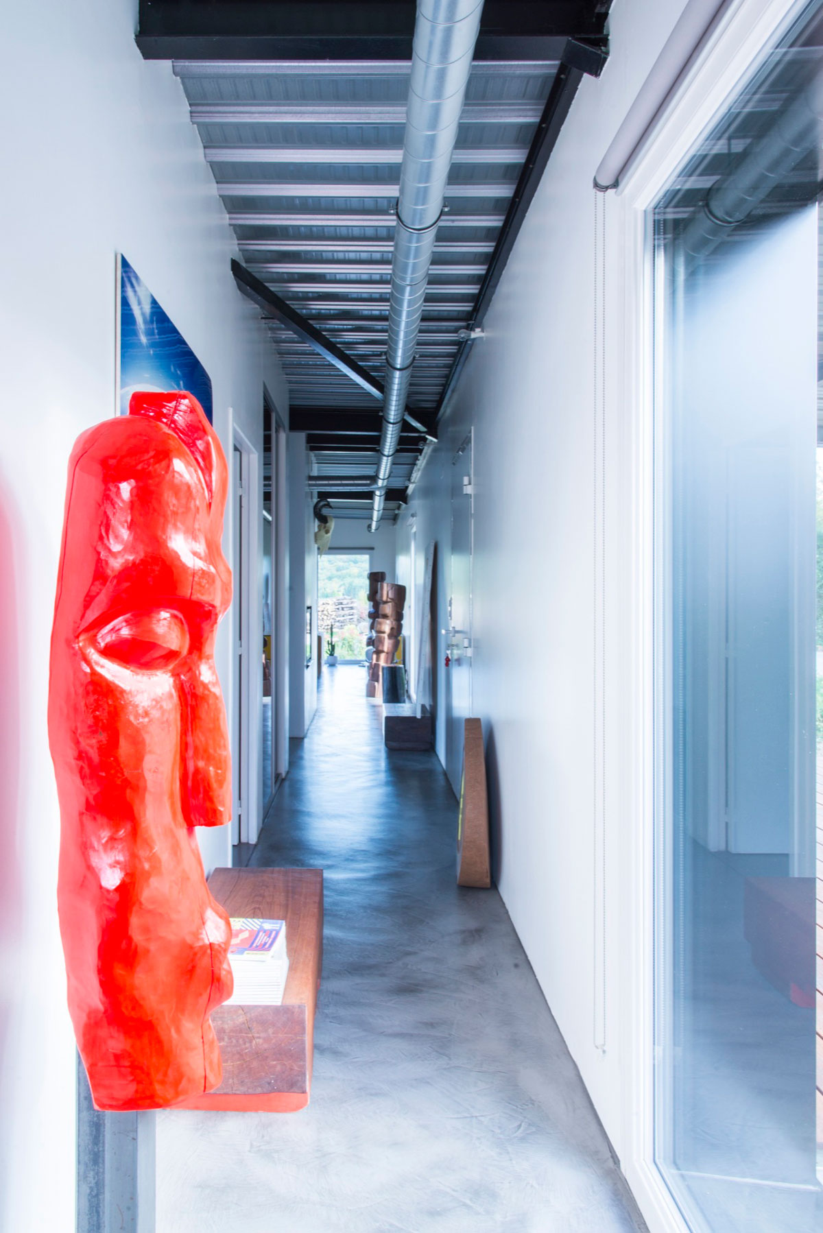 A Two Shipping Containers Turned into a Modern House for a Writer and Sculptor in Saint-Bresson by Spray Architecture & Gabrielle Vella-Boucaud (13)