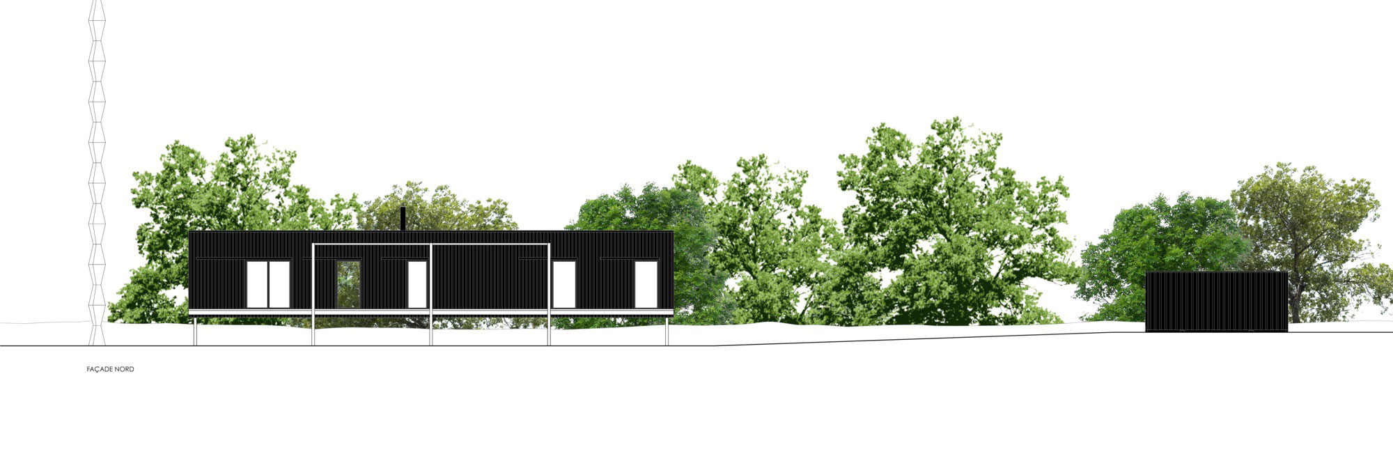 A Two Shipping Containers Turned into a Modern House for a Writer and Sculptor in Saint-Bresson by Spray Architecture & Gabrielle Vella-Boucaud (18)