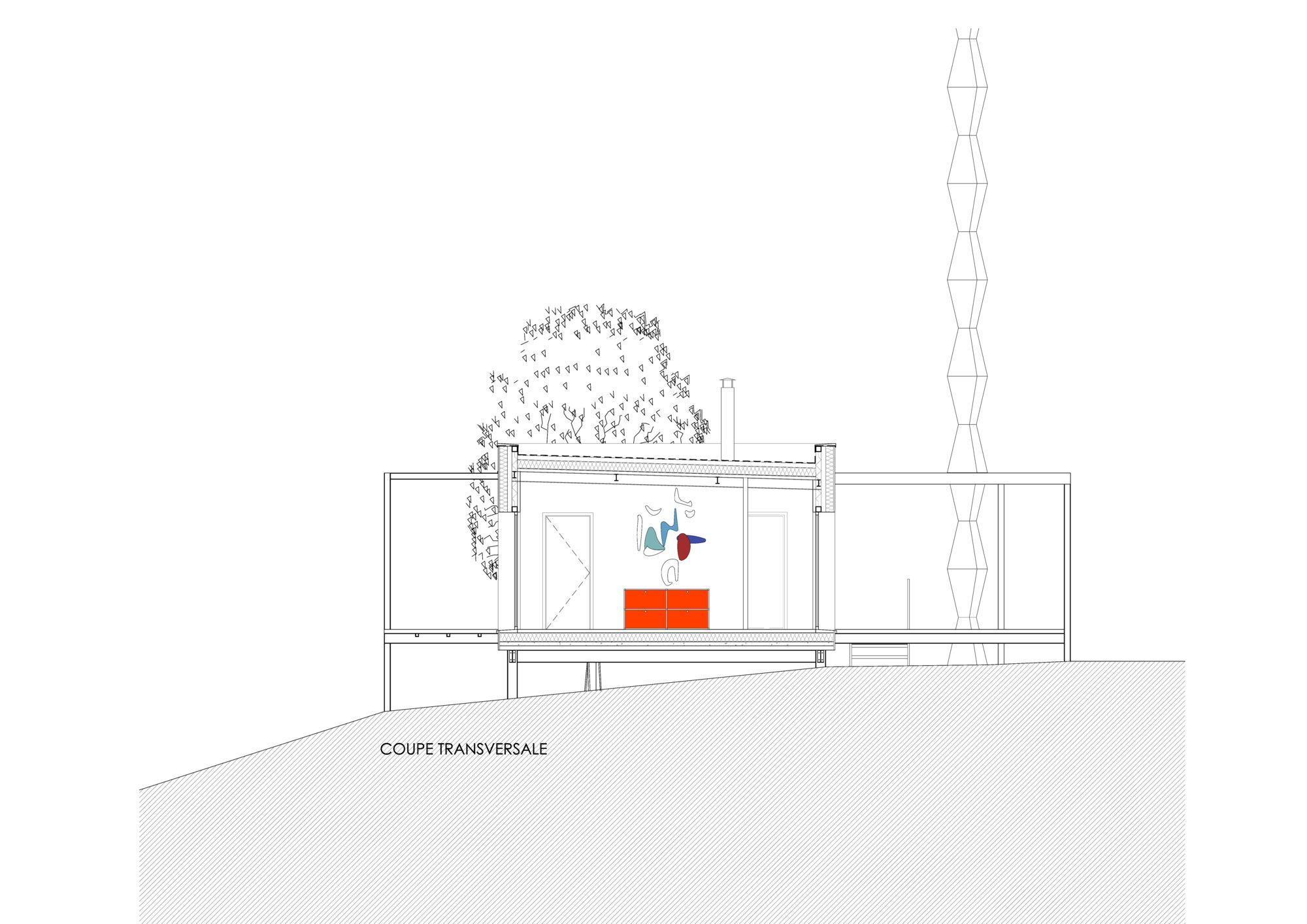 A Two Shipping Containers Turned into a Modern House for a Writer and Sculptor in Saint-Bresson by Spray Architecture & Gabrielle Vella-Boucaud (21)