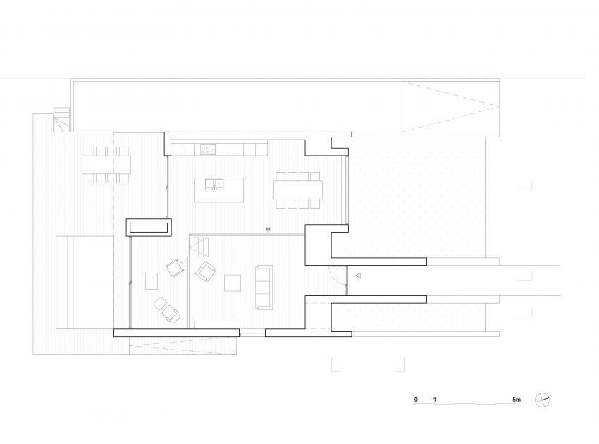 A Unique Modern Home with Sloping Green Roof and Split-Level Interior in Maldegem, Belgium by OYO (15)