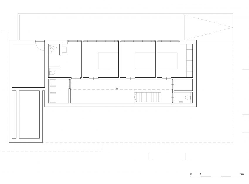 A Unique Modern Home with Sloping Green Roof and Split-Level Interior in Maldegem, Belgium by OYO (16)