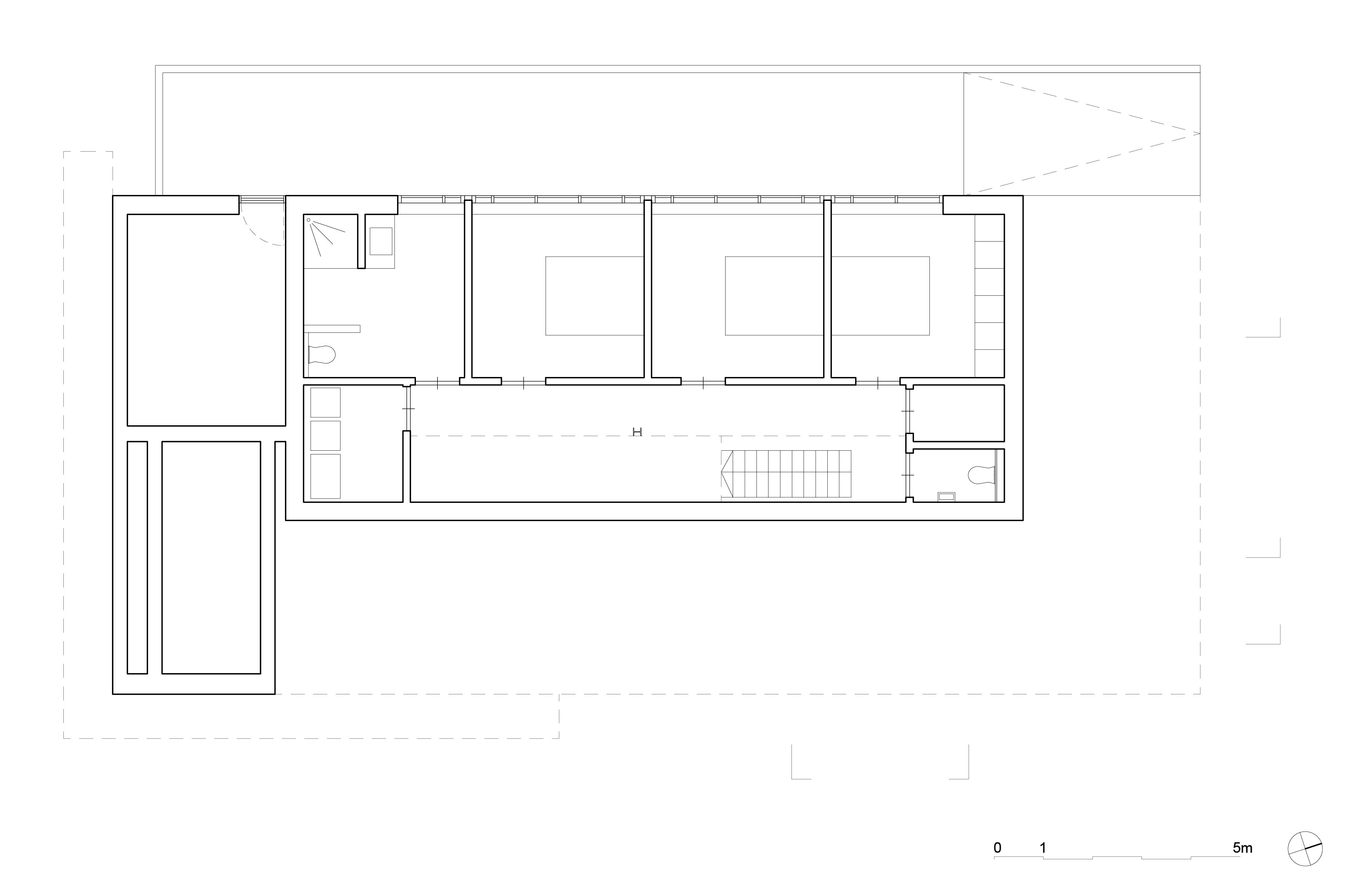A Unique Modern Home with Sloping Green Roof and Split-Level Interior in Maldegem, Belgium by OYO (16)