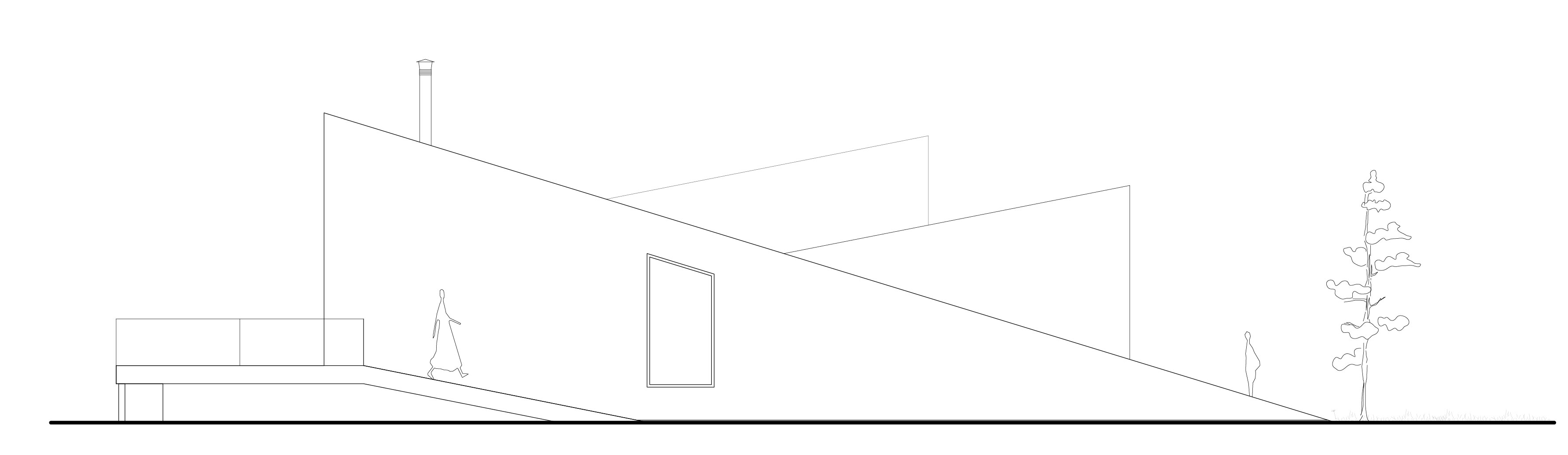 A Unique Modern Home with Sloping Green Roof and Split-Level Interior in Maldegem, Belgium by OYO (17)