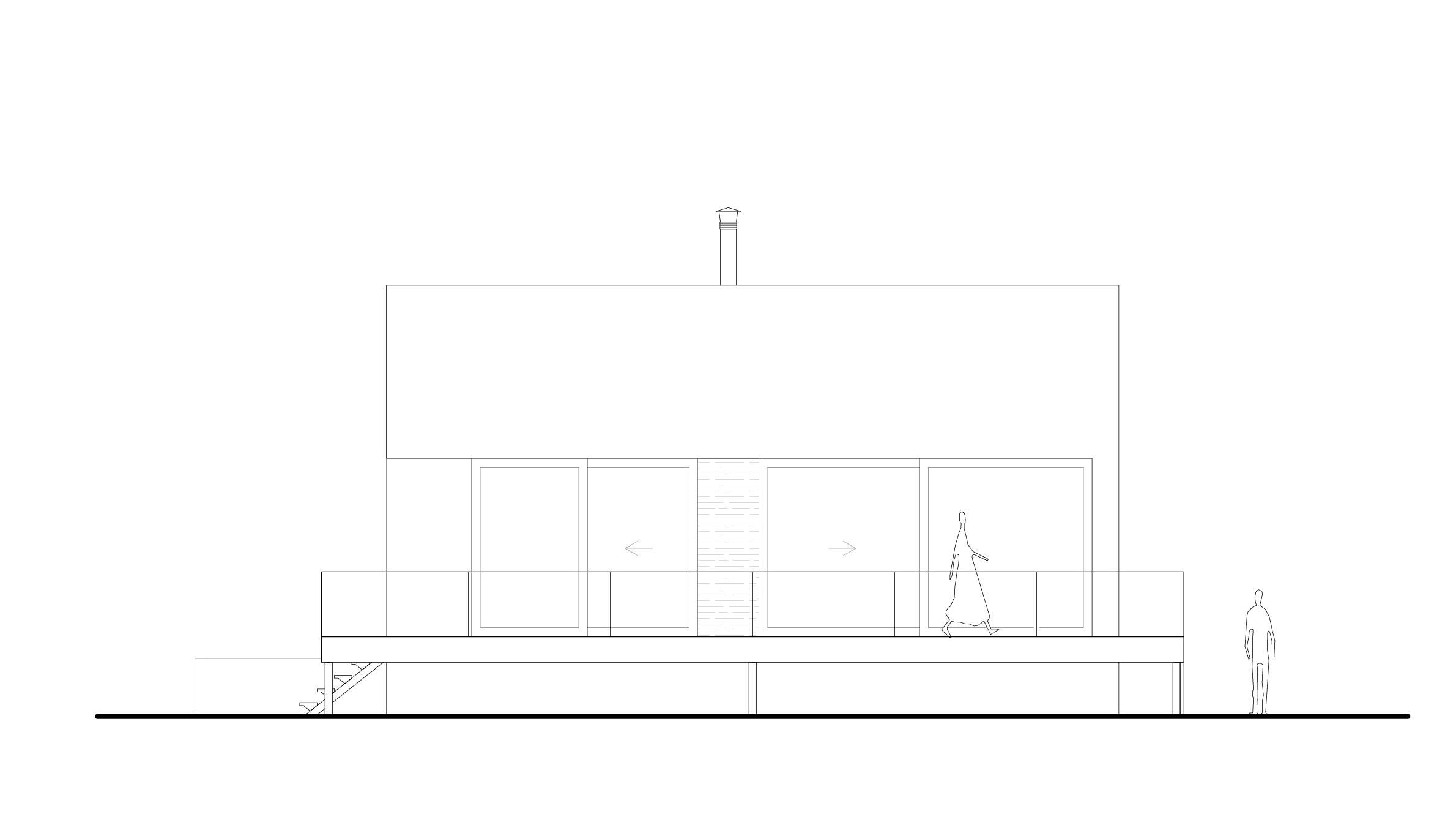 A Unique Modern Home with Sloping Green Roof and Split-Level Interior in Maldegem, Belgium by OYO (18)