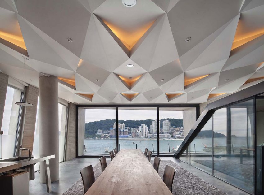 A Unique and Ultra-Modern Concrete House in Busan, South Korea by Architect-K (18)