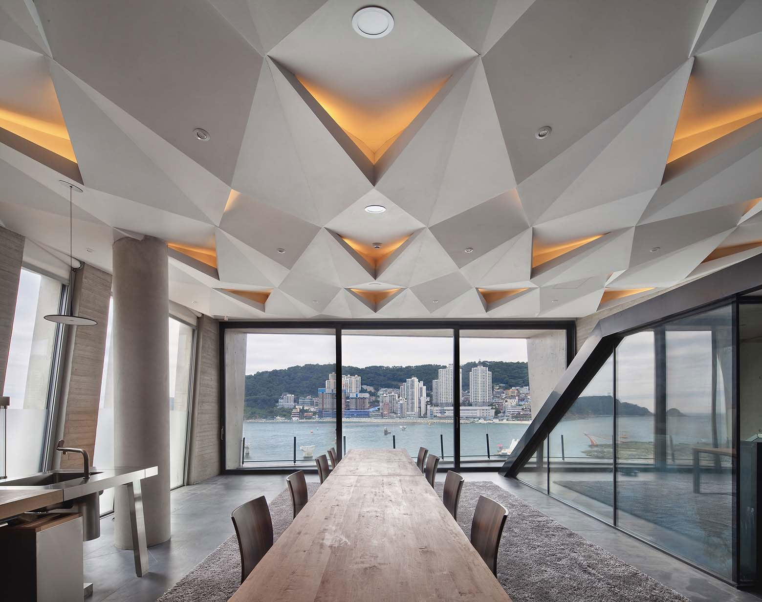A Unique and Ultra-Modern Concrete House in Busan, South Korea by Architect-K (18)