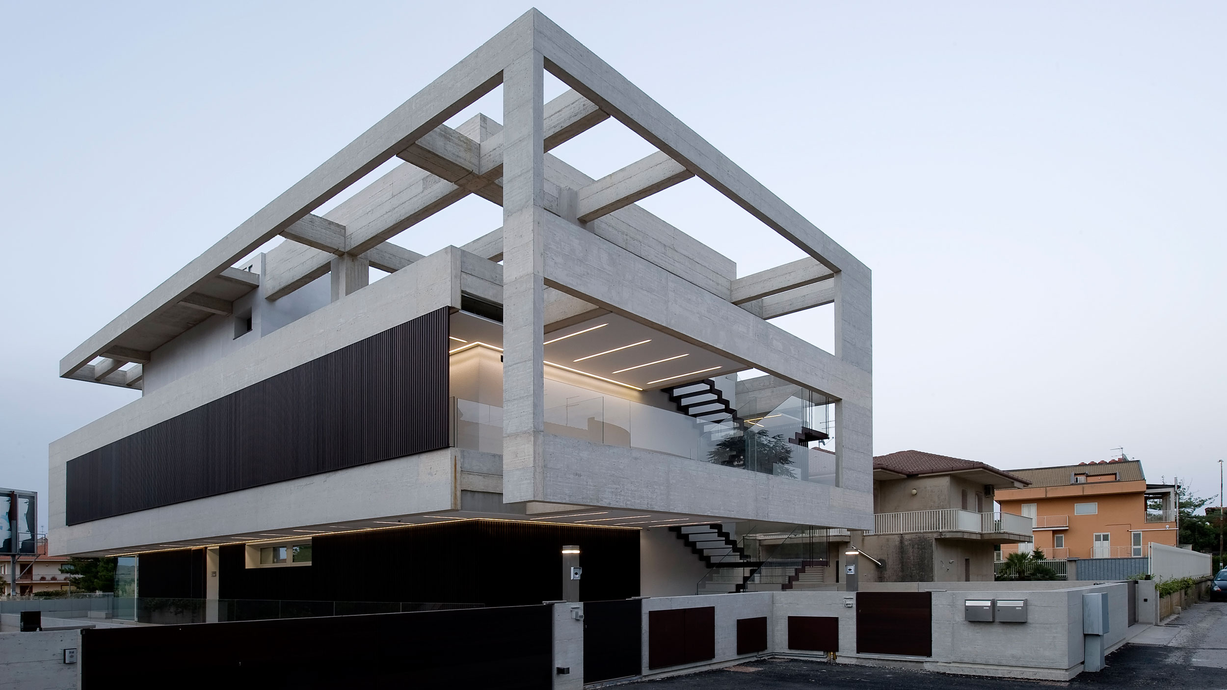 A Vast and Futuristic Contemporary Home with Sophisticated Interiors in Ragusa, Italy by Architrend (1)