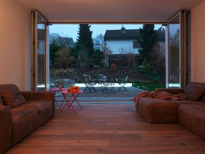 A Vertical Modern House for Three Generations Under the One Roof in Dällikon, Switzerland by Daniele Claudio Taddei Architect (19)