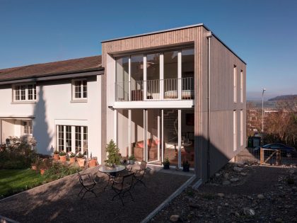 A Vertical Modern House for Three Generations Under the One Roof in Dällikon, Switzerland by Daniele Claudio Taddei Architect (2)