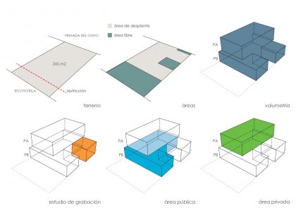 A Warm Contemporary Home for a Music Producer and Artist in Mexico City by CCA Centro de Colaboración Arquitectónica (23)