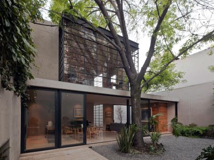 A Warm Contemporary Home for a Music Producer and Artist in Mexico City by CCA Centro de Colaboración Arquitectónica (6)