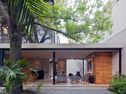 A Warm Contemporary Home for a Music Producer and Artist in Mexico City by CCA Centro de Colaboración Arquitectónica (8)