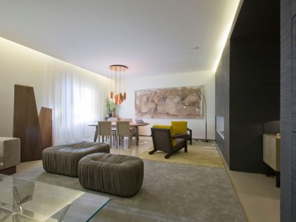 A Warm and Elegant Apartment Brimming with Character and Art in Milan, Italy by Bartoli Design (1)