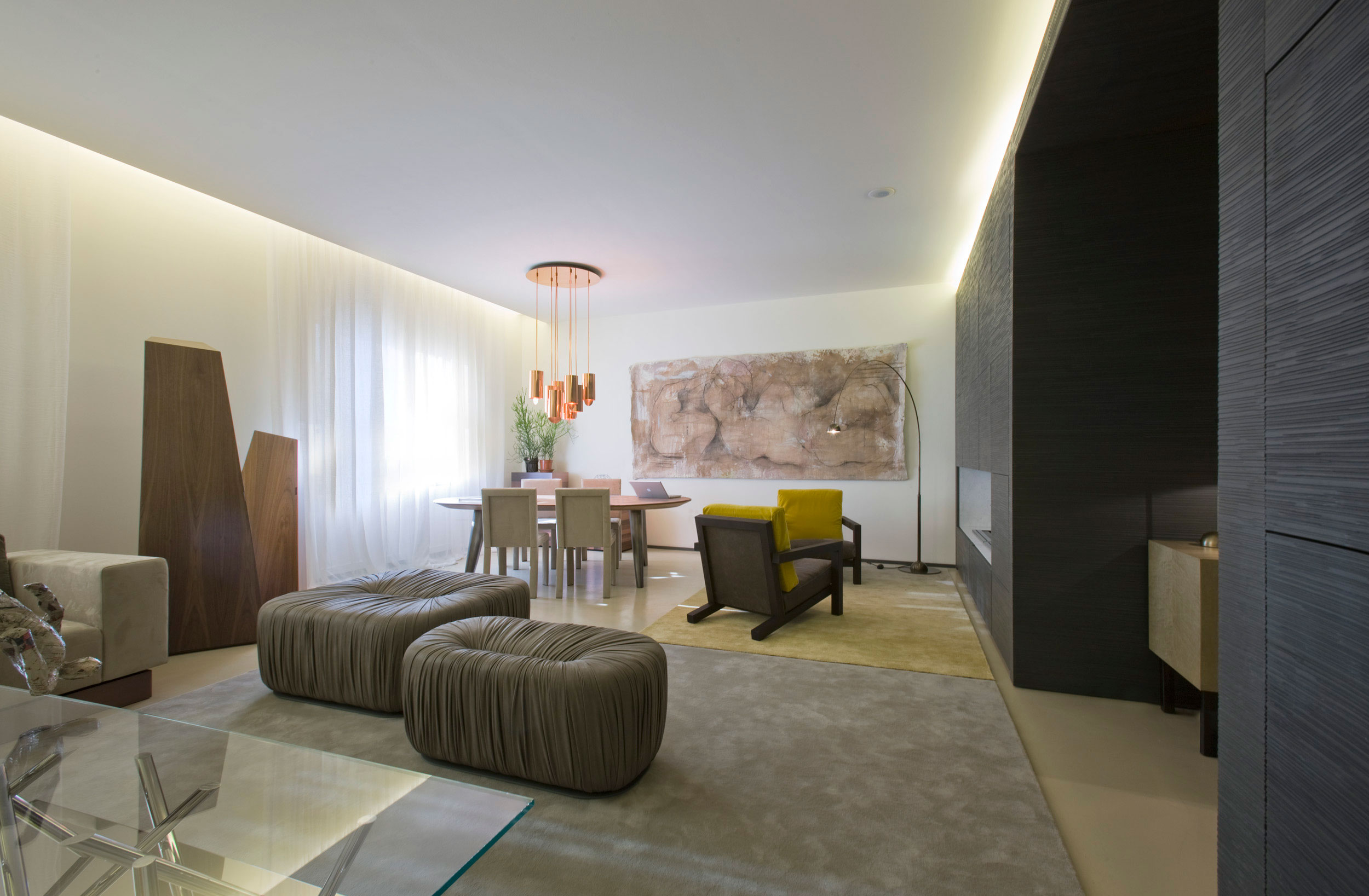 A Warm and Elegant Apartment Brimming with Character and Art in Milan, Italy by Bartoli Design (1)
