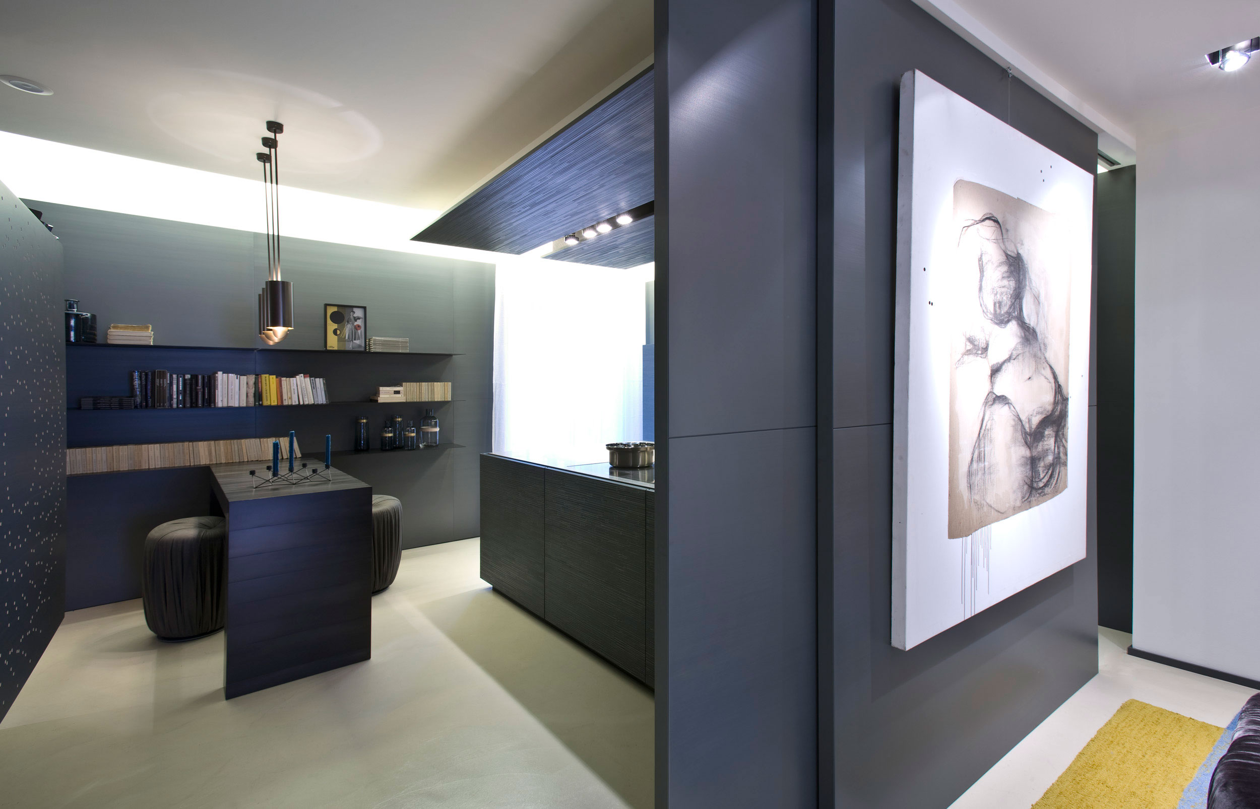 A Warm and Elegant Apartment Brimming with Character and Art in Milan, Italy by Bartoli Design (11)