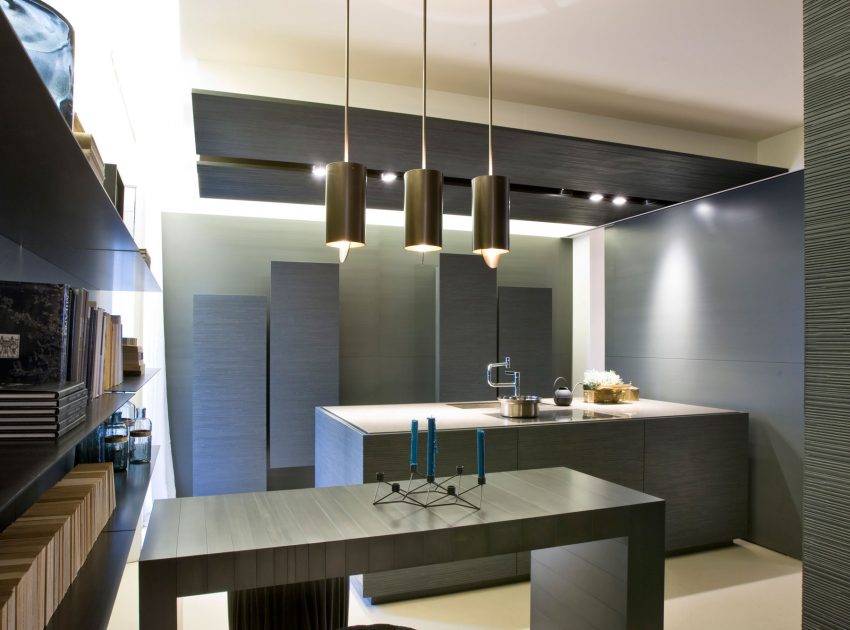 A Warm and Elegant Apartment Brimming with Character and Art in Milan, Italy by Bartoli Design (13)