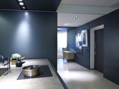 A Warm and Elegant Apartment Brimming with Character and Art in Milan, Italy by Bartoli Design (14)