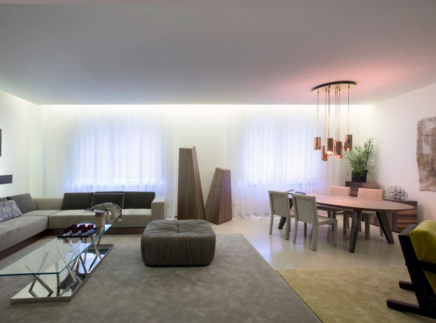 A Warm and Elegant Apartment Brimming with Character and Art in Milan, Italy by Bartoli Design (2)