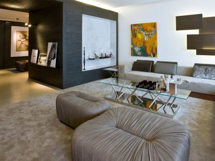 A Warm and Elegant Apartment Brimming with Character and Art in Milan, Italy by Bartoli Design (4)