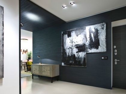 A Warm and Elegant Apartment Brimming with Character and Art in Milan, Italy by Bartoli Design (7)