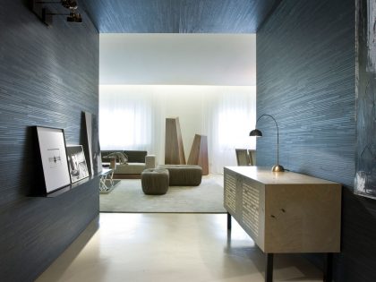 A Warm and Elegant Apartment Brimming with Character and Art in Milan, Italy by Bartoli Design (8)