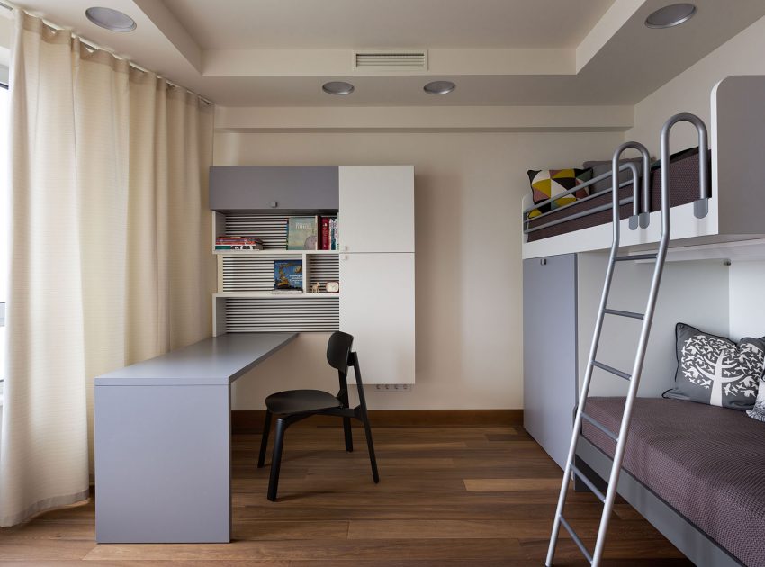 A Warm and Functional Modern Apartment for a Young Family in Kiev, Ukraine by Irina Mayetnaya and Mikhail Golub (17)