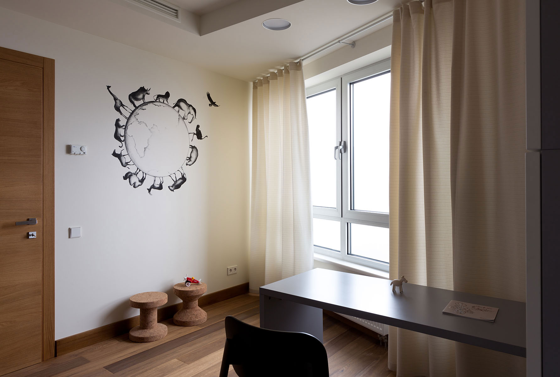 A Warm and Functional Modern Apartment for a Young Family in Kiev, Ukraine by Irina Mayetnaya and Mikhail Golub (19)